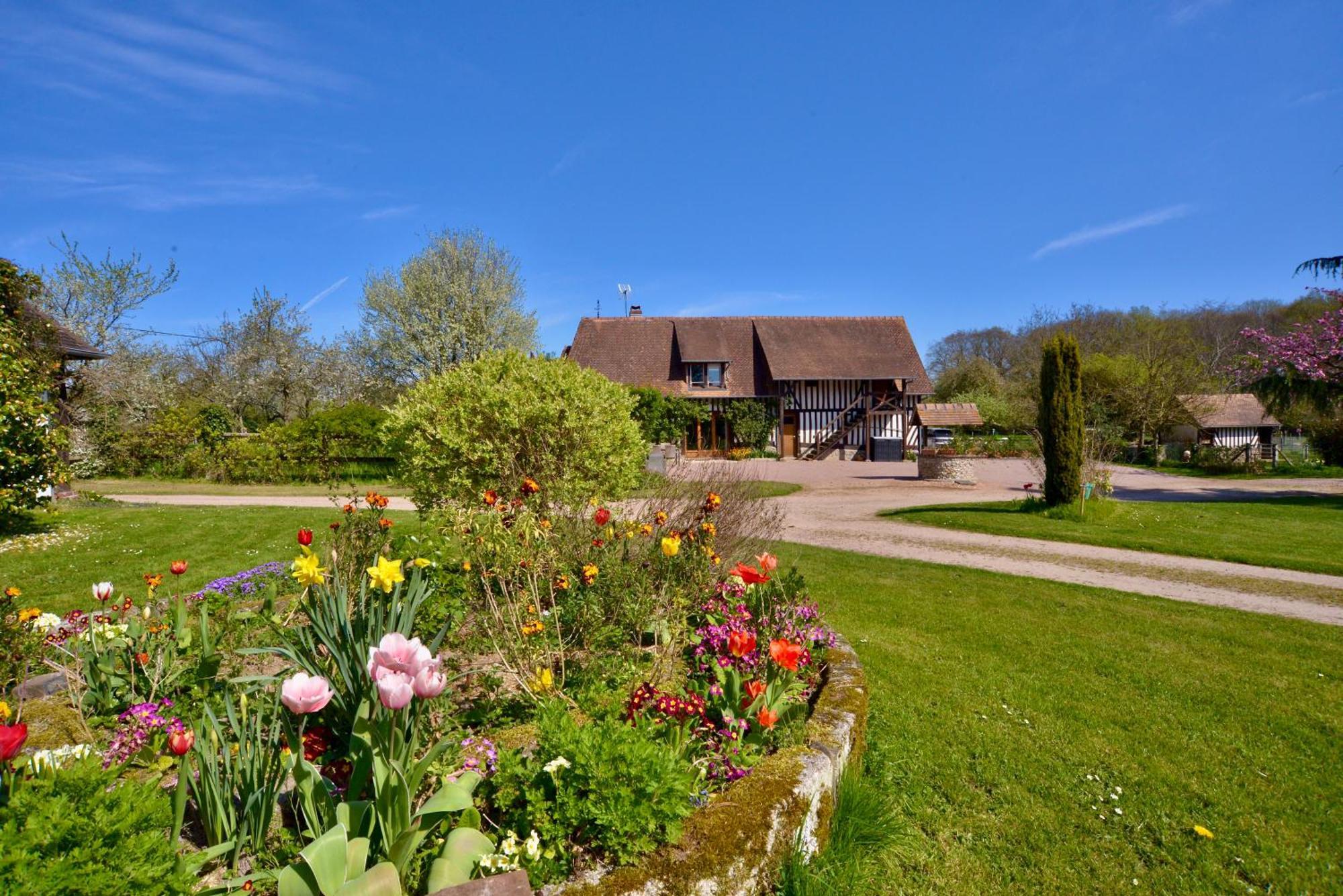 Gite De La Ferme Cour Lecoq Pierrefitte-en-Auge ภายนอก รูปภาพ